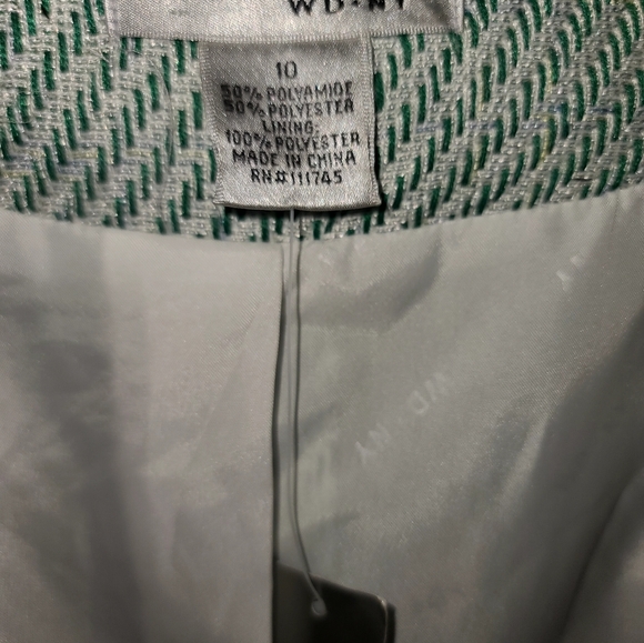 🧧Perfect NWT WD*NY Feather Trim Blazer🧊TRENDING - Picture 4 of 6